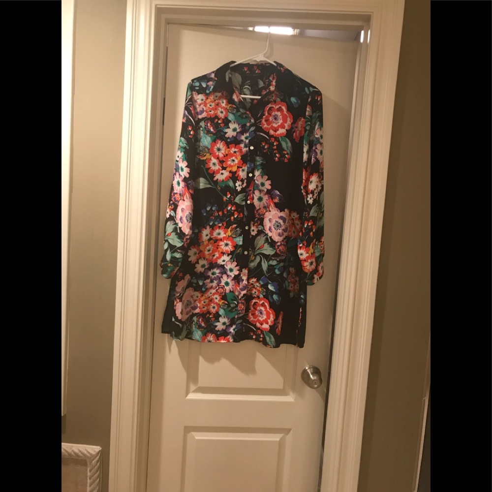 Chiffon Front Open Tunic - image 1